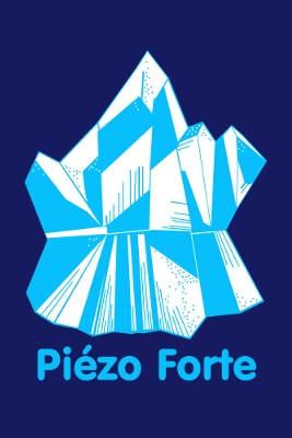 Piézo Forte Blue, par Xavier E. G. Dierick